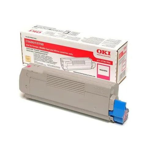 Oki 43381906 - Magenta - Toner – Bild 2