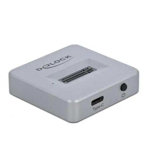 DELOCK M.2 Dockingstation fur M.2 NVMe – Silber – Bild 2