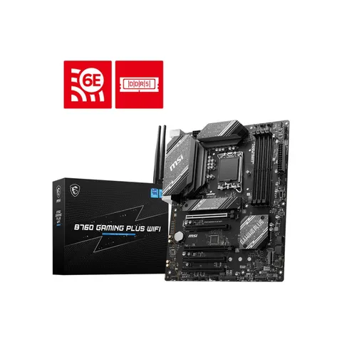 MSI B760 Gaming Plus Wifi – Schwarz – Bild 3