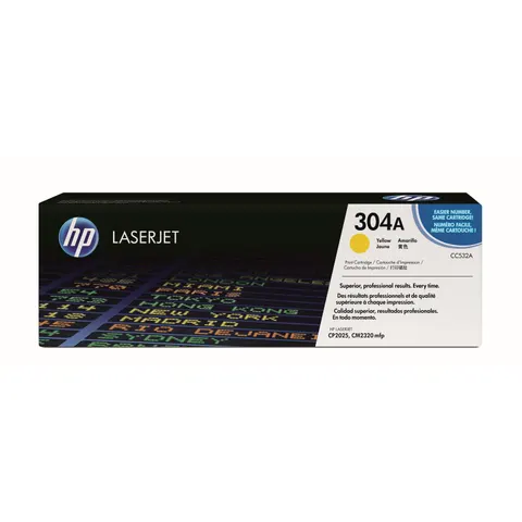 HP 304A (CC532A) - Gelb - Toner – Bild 4
