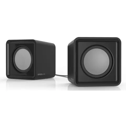 Speedlink TWOXO Stereo Lautsprecher, schwarz – Bild 3