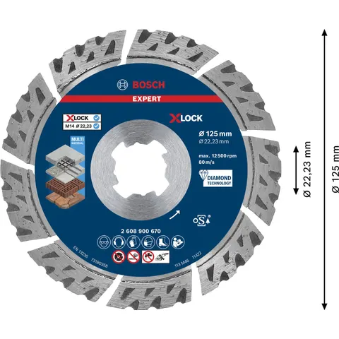 BOSCH Diamant-Trennscheibe 125 mm – Bild 3