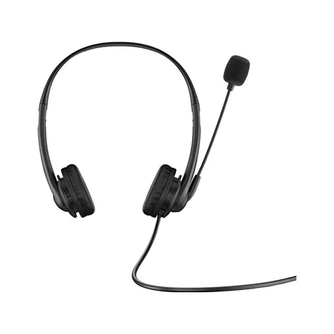 HP USB G2 Stereo Headset – Nachtschwarz – Bild 3