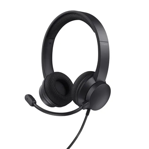 Trust Ayda USB-ENC PC Headset – Schwarz – Bild 2
