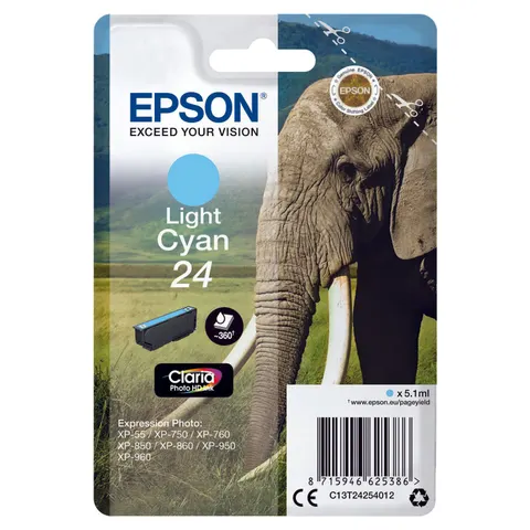Epson 24 (C13T24254012) - Hellcyan - Druckerpatrone – 625386 – Bild 4