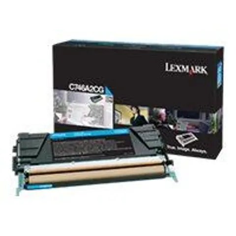 Original Lexmark C746A3CG Toner cyan – Bild 2