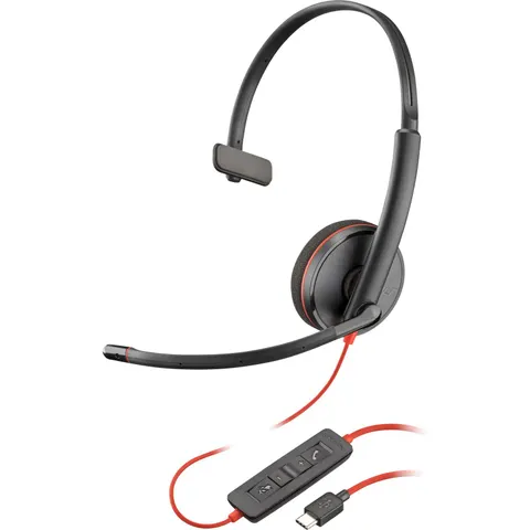 HP Poly BW 3210 USB-C HS +USB-C/A Bulk – Schwarz – Bild 2