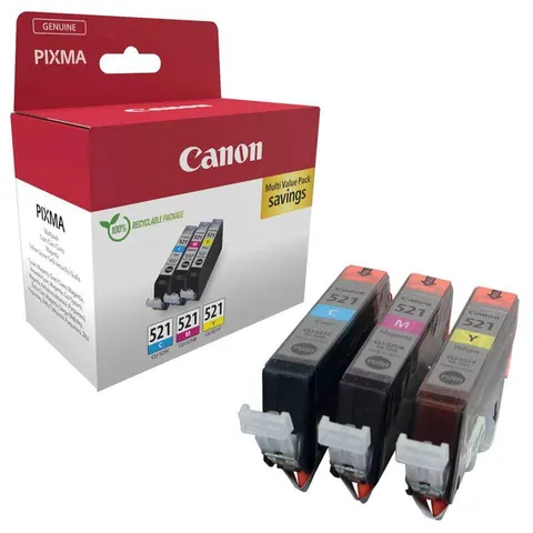 Canon CLI-521C/M/Y - 3-farbig - Druckerpatrone - Multipack – 679303 – Bild 3