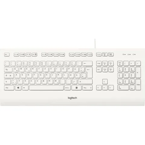 Logitech USB Keyboard K280e white – Weiß – Bild 2