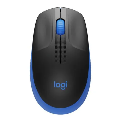 Logitech M190 Full-Size Wireless Maus (kabellos, blau) – Bild 2