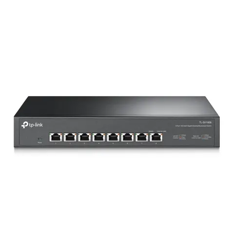 TP-Link TL-SX1008 network switch – Schwarz – Bild 2