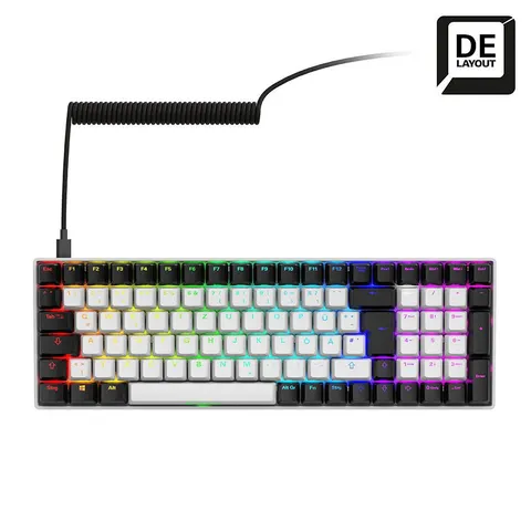 Sharkoon SGK50 S2 keyboard – Weiß – Bild 3
