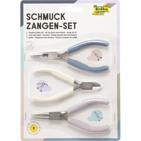 folia Schmuckzangen-Set, 3-teilig – Bild 2