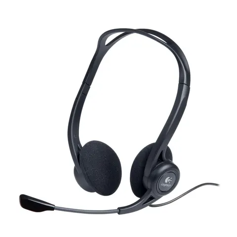 Logitech 960 USB Headset, Schwarz, On-Ear, Kabelgebunden – Bild 3
