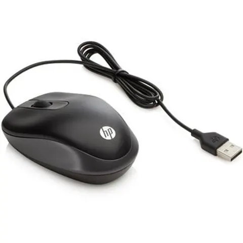 HP USB Travel Mouse – Schwarz – Bild 2