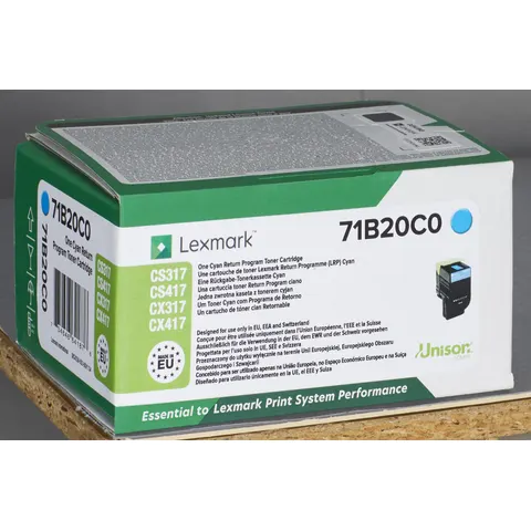 Lexmark 71B20C0 - Cyan - Toner – Bild 3