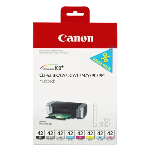 Canon Original CLI-42 Druckerpatronen 8er-Multipack – Bild 4