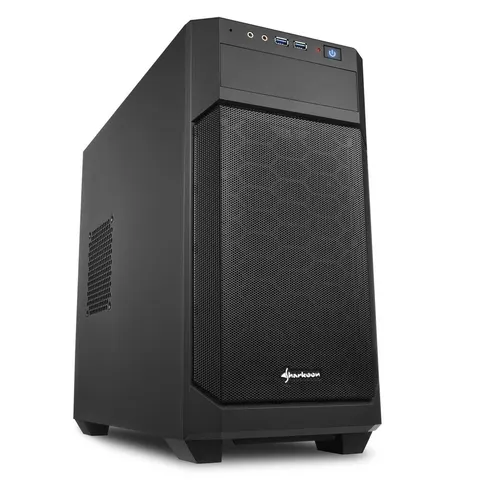 Sharkoon PC Gehäuse V1000 Micro-ATX schwarz – Bild 2
