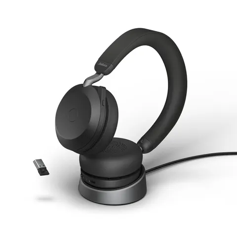 Jabra Evolve2 75 UC Stereo Headset On-Ear schwarz – Bild 2
