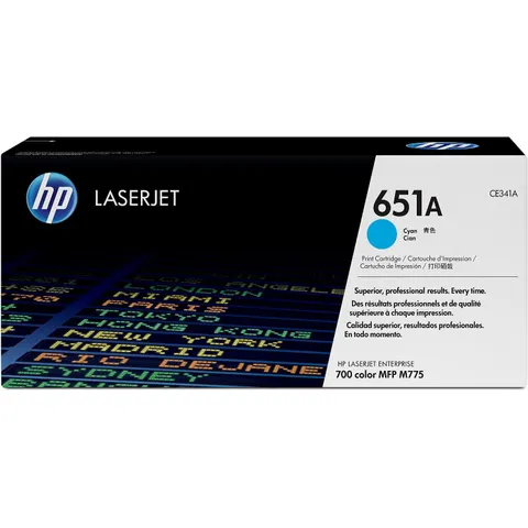 HP 651A (CE341A) - Cyan - Toner – Bild 4