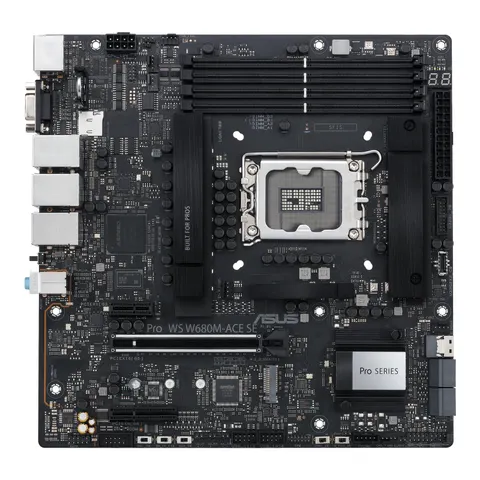 Asus PRO WS W680M-ACE SE – Schwarz – Bild 2
