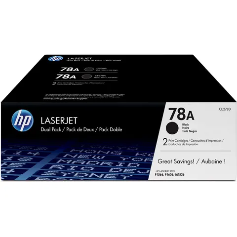 HP 78A (CE278AD) Toner - 2x Schwarz - Multipack – Bild 4