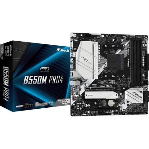 ASRock B550M Pro4 – Schwarz – Bild 3