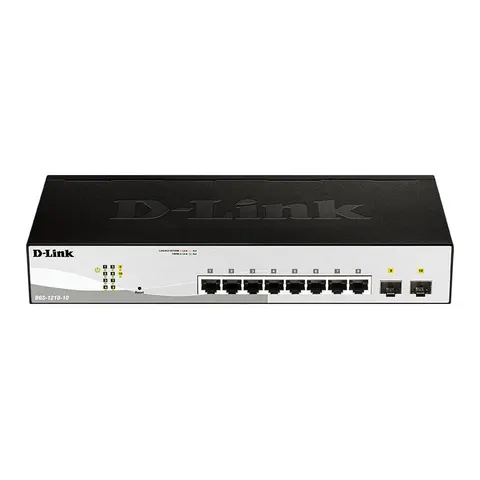D-Link DGS-1210-10P – Schwarz – Bild 3