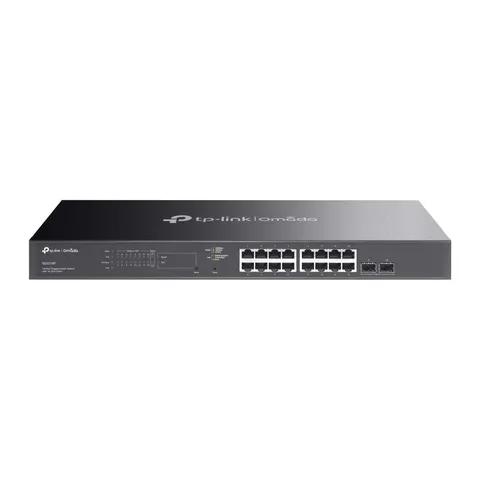 TP-Link Omada SG2218P network switch – Schwarz – Bild 2