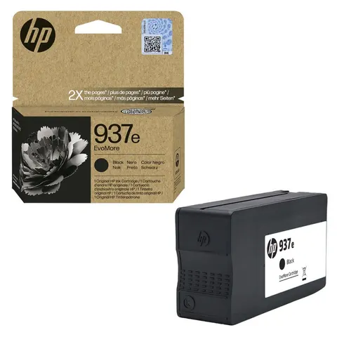 HP 937e Schwarz Tintenpatrone EvoMore – Bild 2