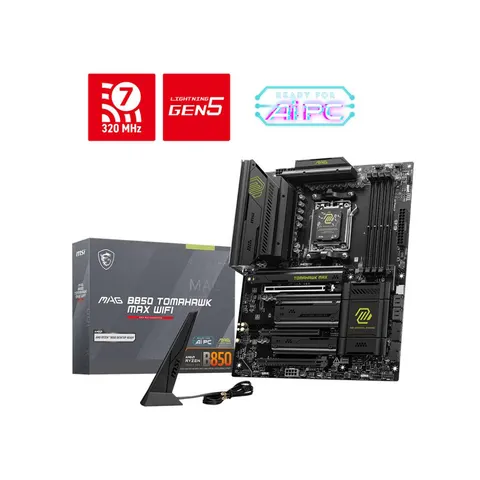 MSI MAG B850 Tomahawk MAX Wifi – Schwarz – Bild 3