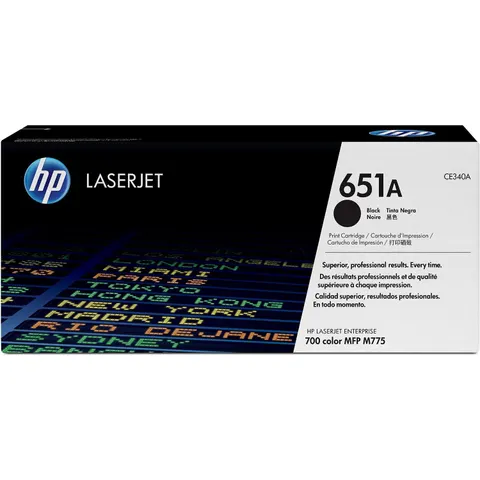 HP 651A (CE340A) - Schwarz - Toner – Bild 4