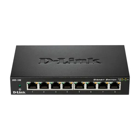 D-LINK DGS-108 – Schwarz – Bild 3