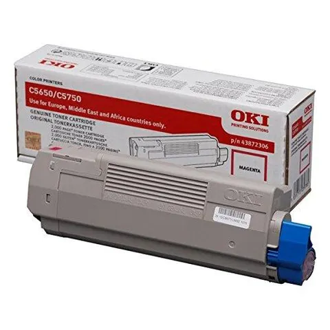 Oki 43872306 - Magenta - Toner – Bild 3