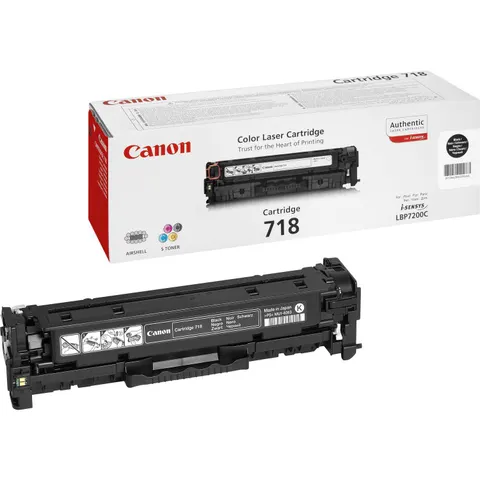 Canon 718 BK - Schwarz - Toner – Bild 2