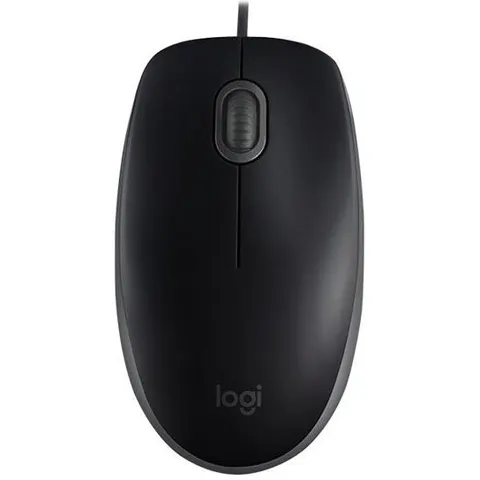 Logitech B110 Silent Maus – Schwarz – Bild 2