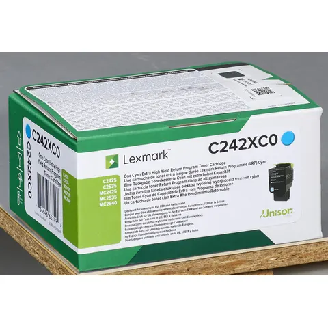 LEXMARK C242XC0 Cyan Extra High Yield Re – Bild 3