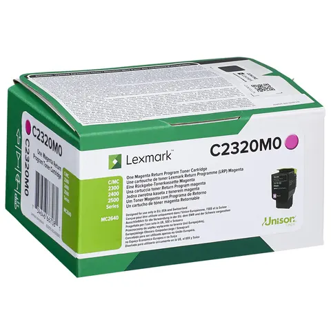 Lexmark C2320M0 - Magenta - Toner – Bild 3