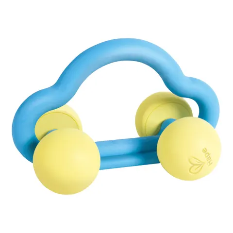 Hape Rassel & Roll Spielzeugauto – hellblau – Bild 2