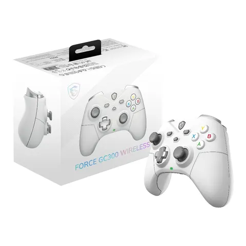 MSI FORCE GC300 WIRELESS WHITE USB 2.0 Gamepad Analogue PC – image 3