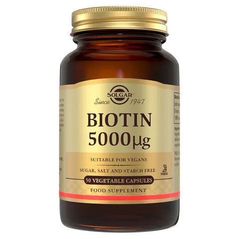 Solgar Biotin 5000µg Vegetable Capsules x 50 – image 3