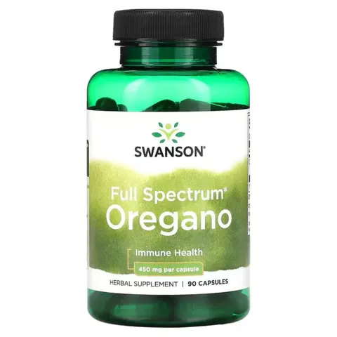 Swanson Oregano, 450mg - 90 caps – image 2