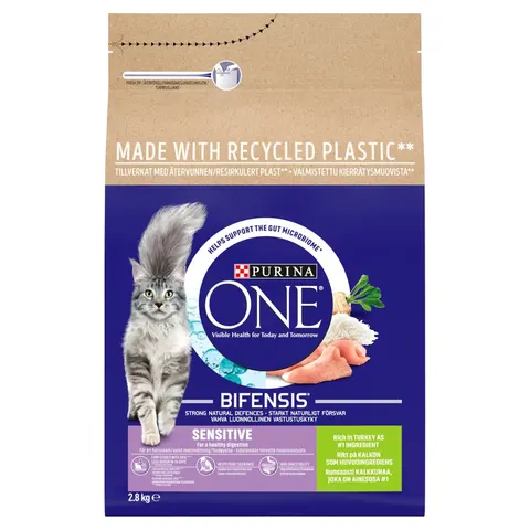 Purina One Sensitive Cat Turkey, 2.8kg – image 2