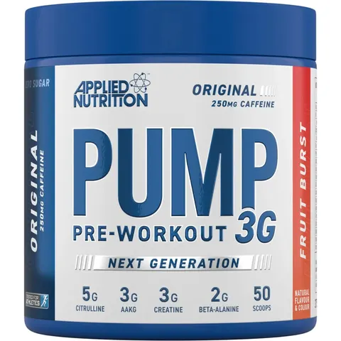 Applied Nutrition Pump 3G Pre Workout 375g - (Fruit Burst) – image 2