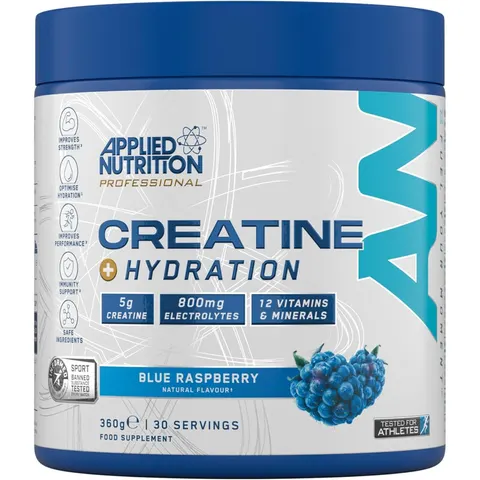 Creatine + Hydration, Blue Raspberry - 360 grams – image 2