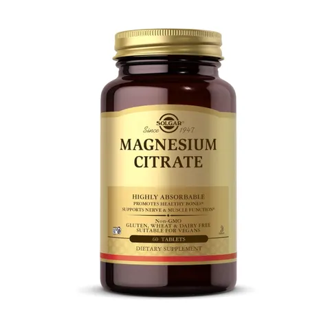 Solgar Magnesium Citrate 60 Units – image 4