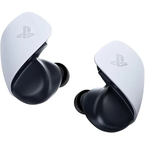 PlayStation PULSE Explore Wireless Earbuds, White, New – Black and white – image 4