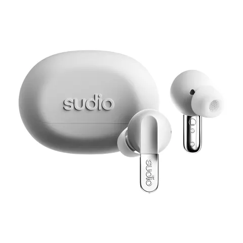 Sudio N3 Pro In-Ear True Wireless Earbuds - Chrome White – image 2