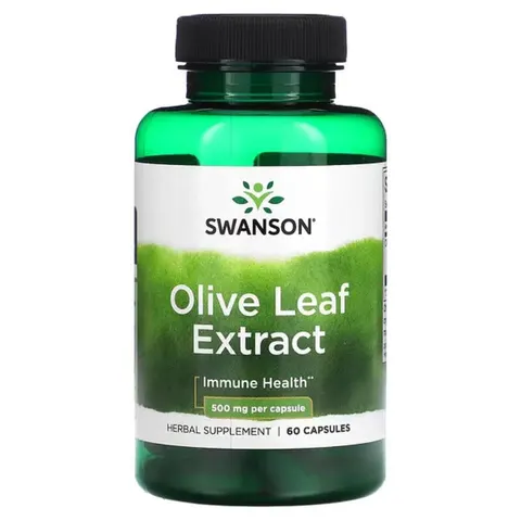 Swanson Olive Leaf Extract, 500mg , 60 caps – image 2