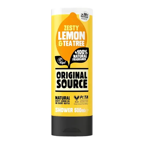 Original Source Zesty Lemon & Tea Tree Shower Gel, 500ml – image 2